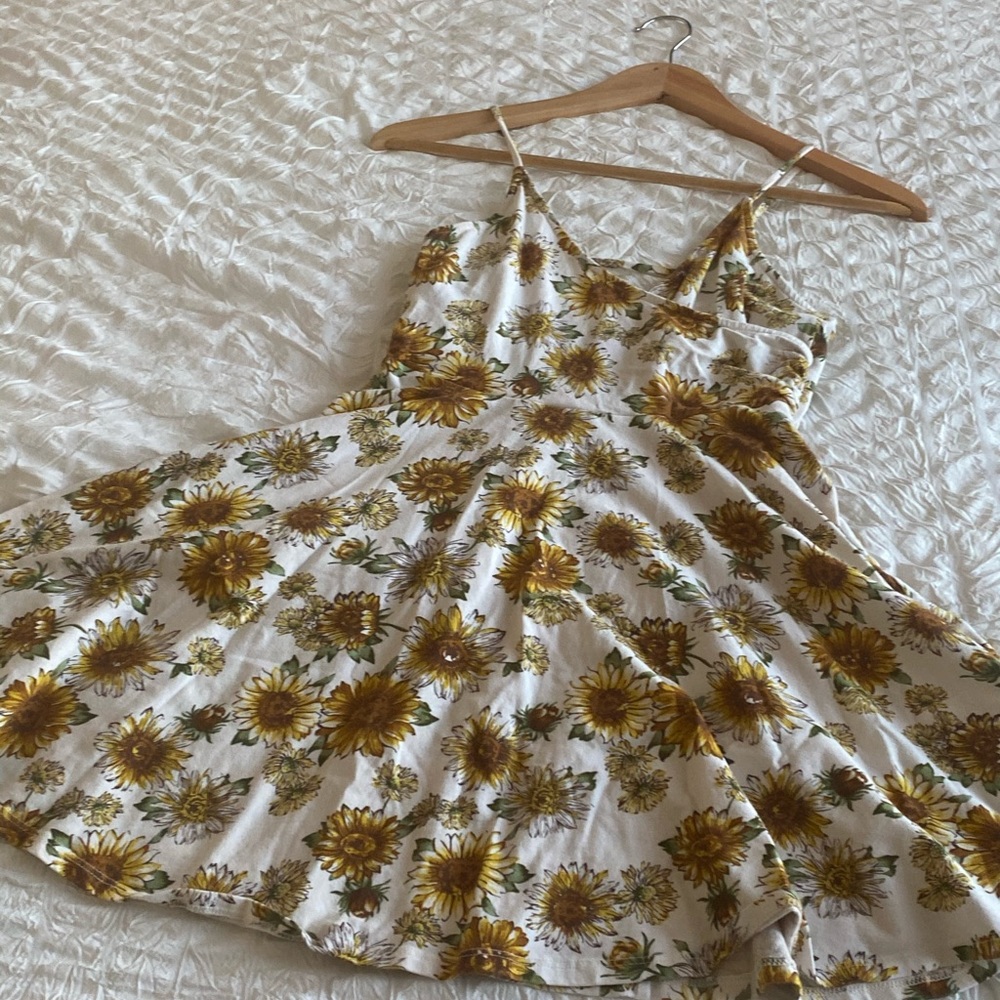 F21 Sunflower Sun Dress